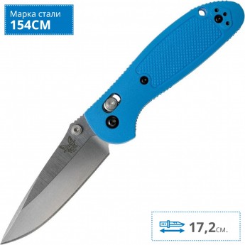 Нож BENCHMADE 556-BLU MINI GRIPTILIAN Нож BENCHMADE 556-BLU MINI GRIPTILIAN